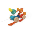 Wooden Pulling Ducks