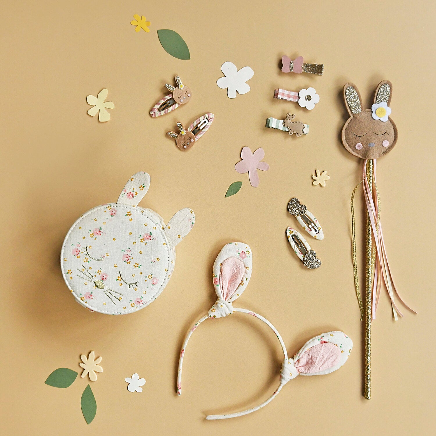 Bunny flower jewelry box