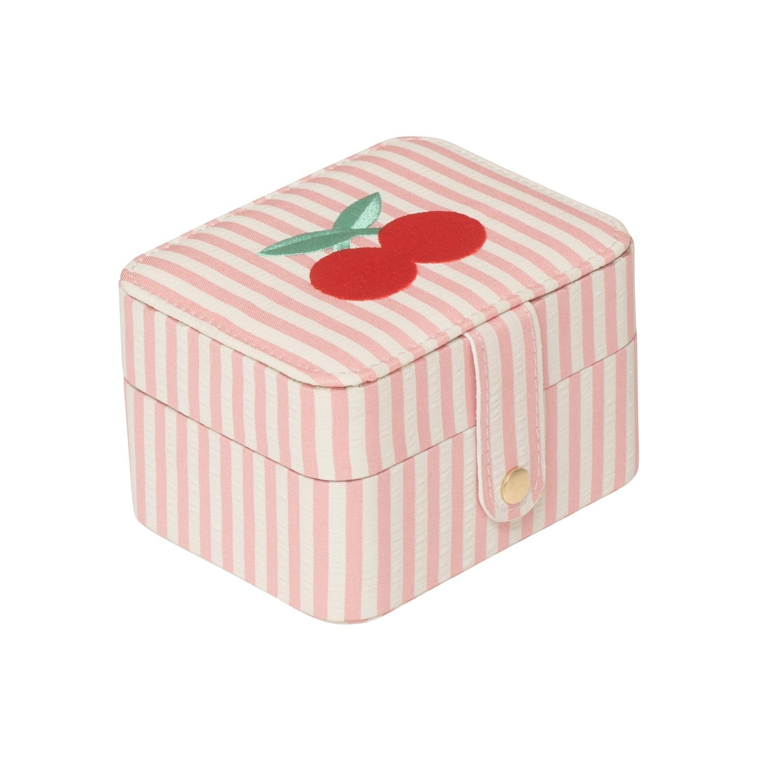 Cherry Striped Jewelry Box