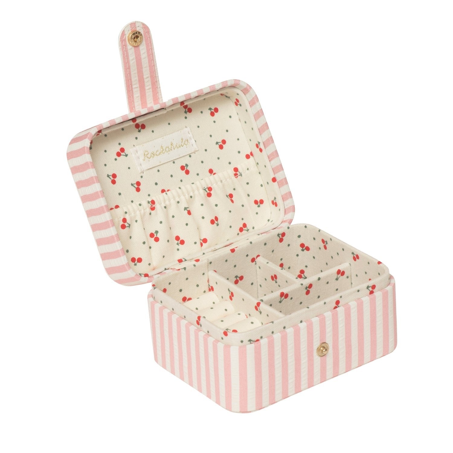 Cherry Striped Jewelry Box