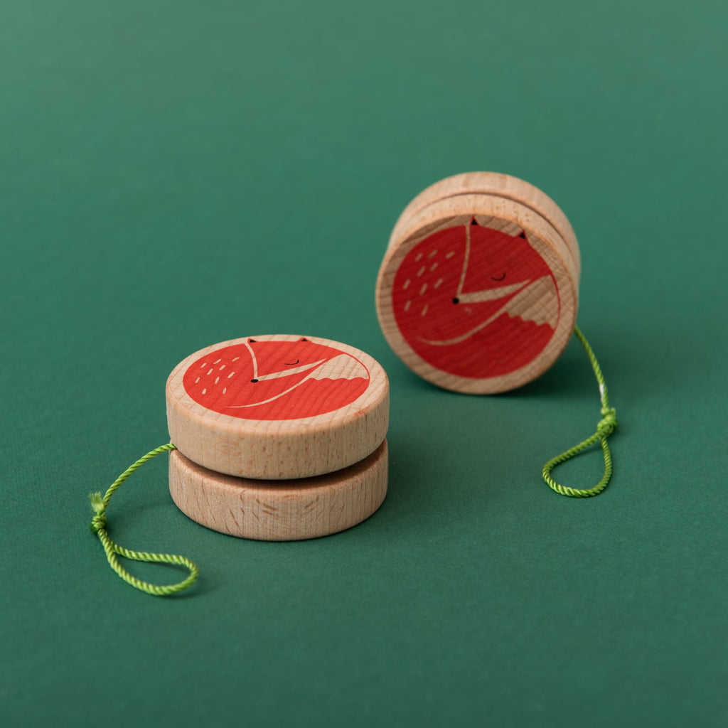 Yoyo en bois Renard