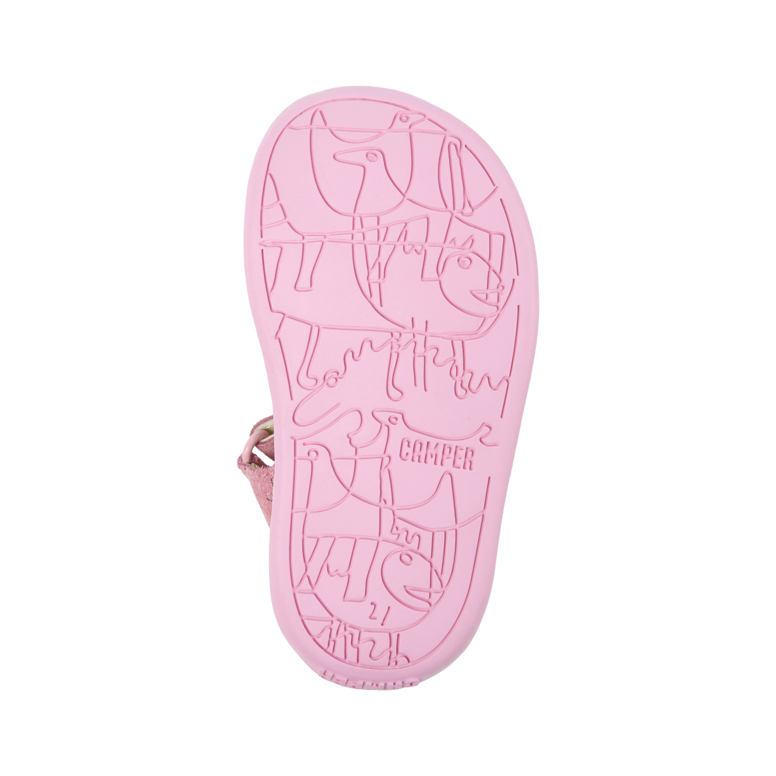 Sandali in nabuk rosa, Bicho | Camper per bambini