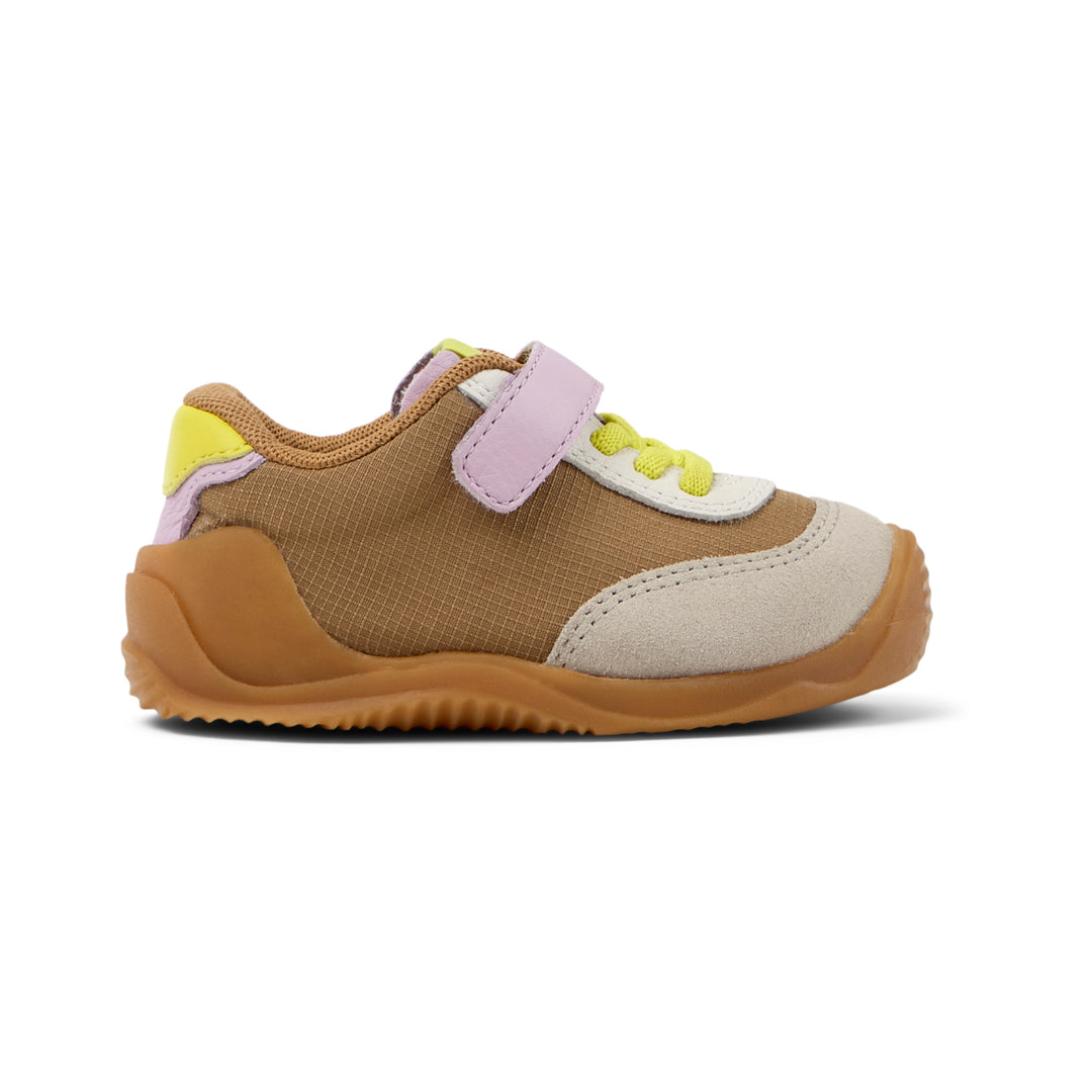 Sneaker marroni in tessuto e nabuk, Dadda | Camper per bambini
