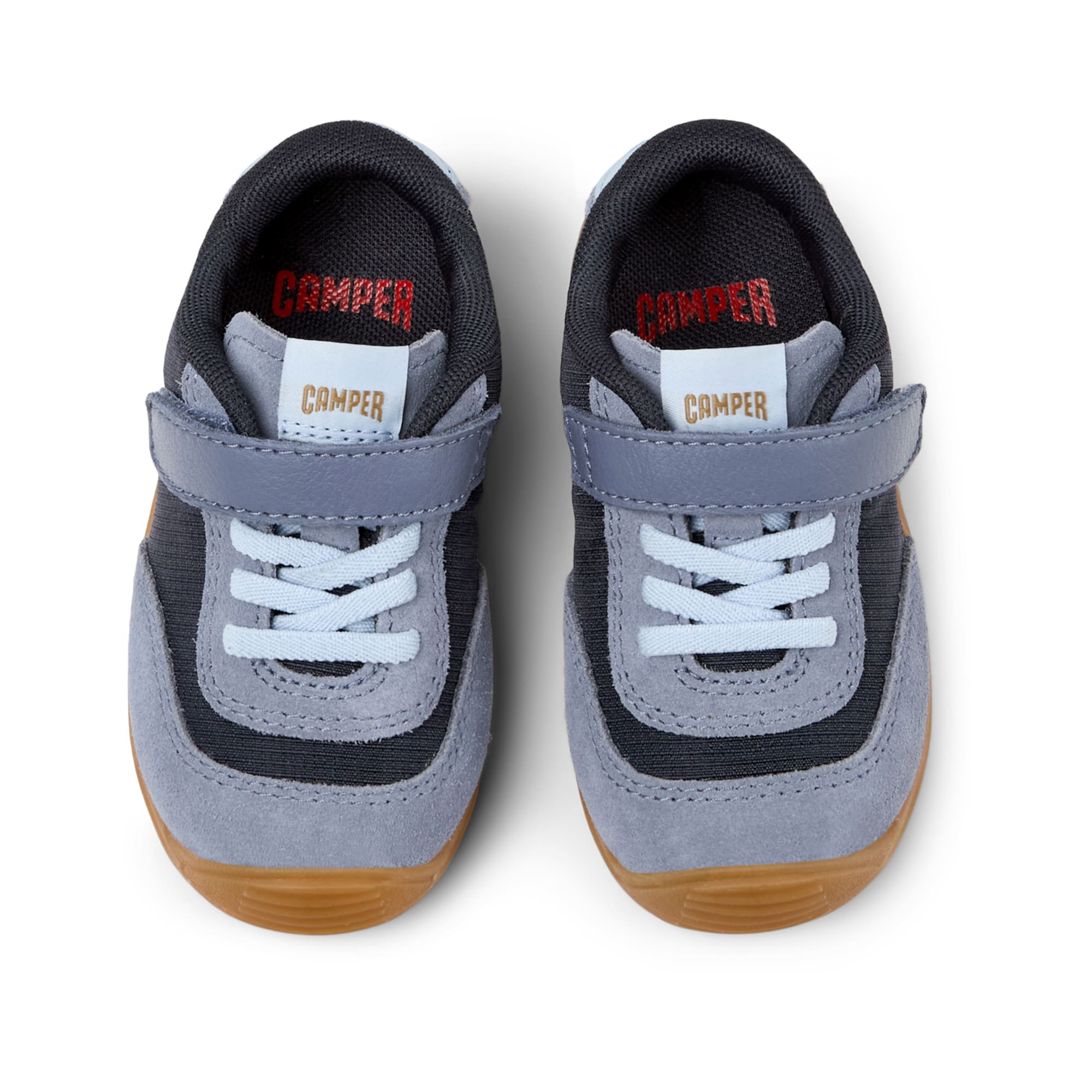Blue sneaker in fabric and nubuck, Dadda