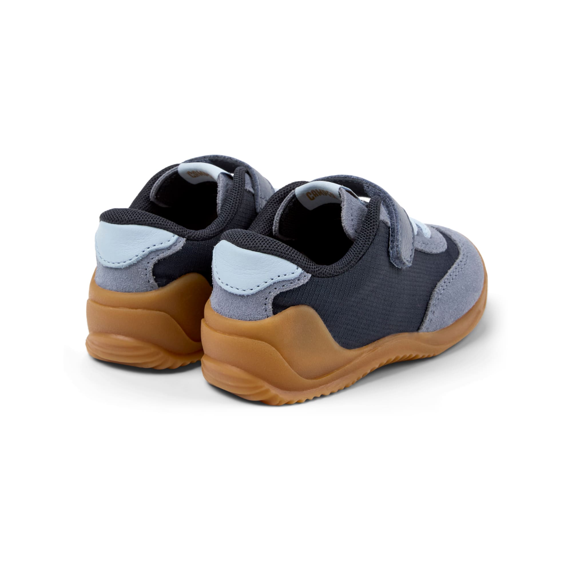 Blue sneaker in fabric and nubuck, Dadda