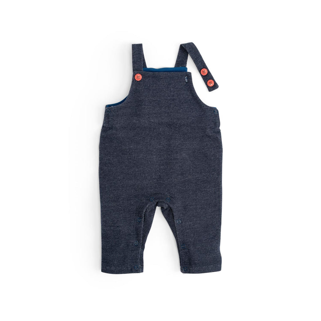 Salopette in cotone effetto denim, Kalin