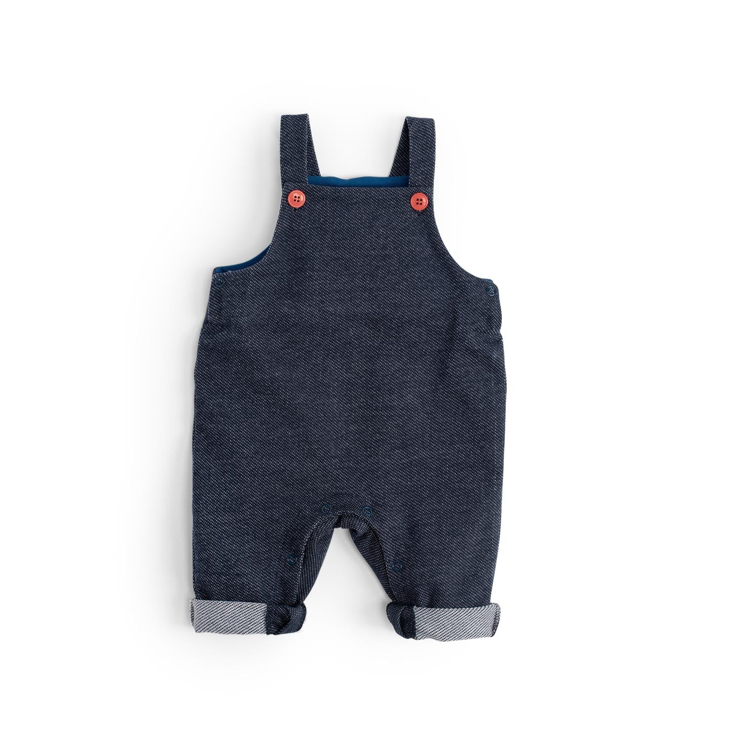Cotton denim effect overalls, Kalin