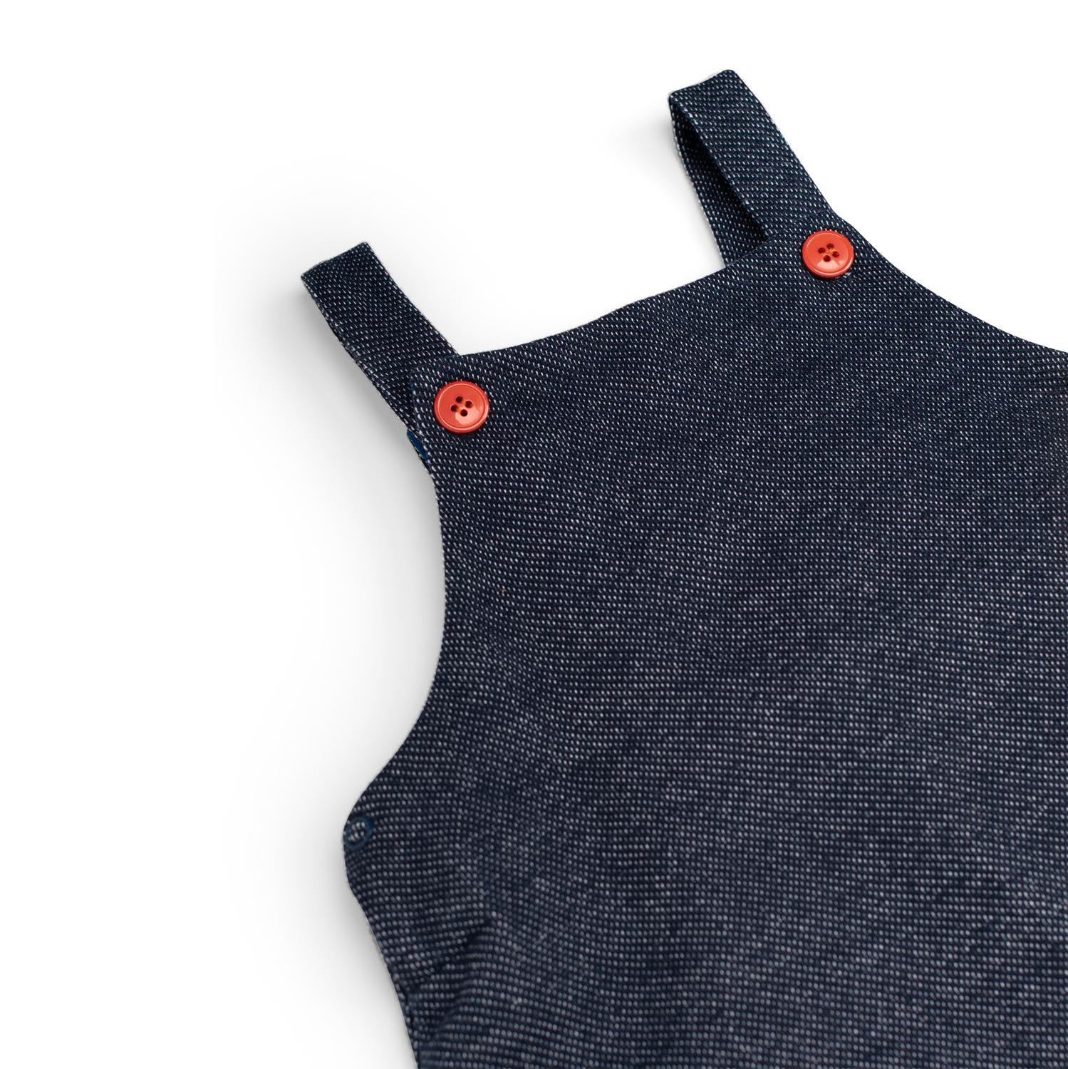 Salopette in cotone effetto denim, Kalin