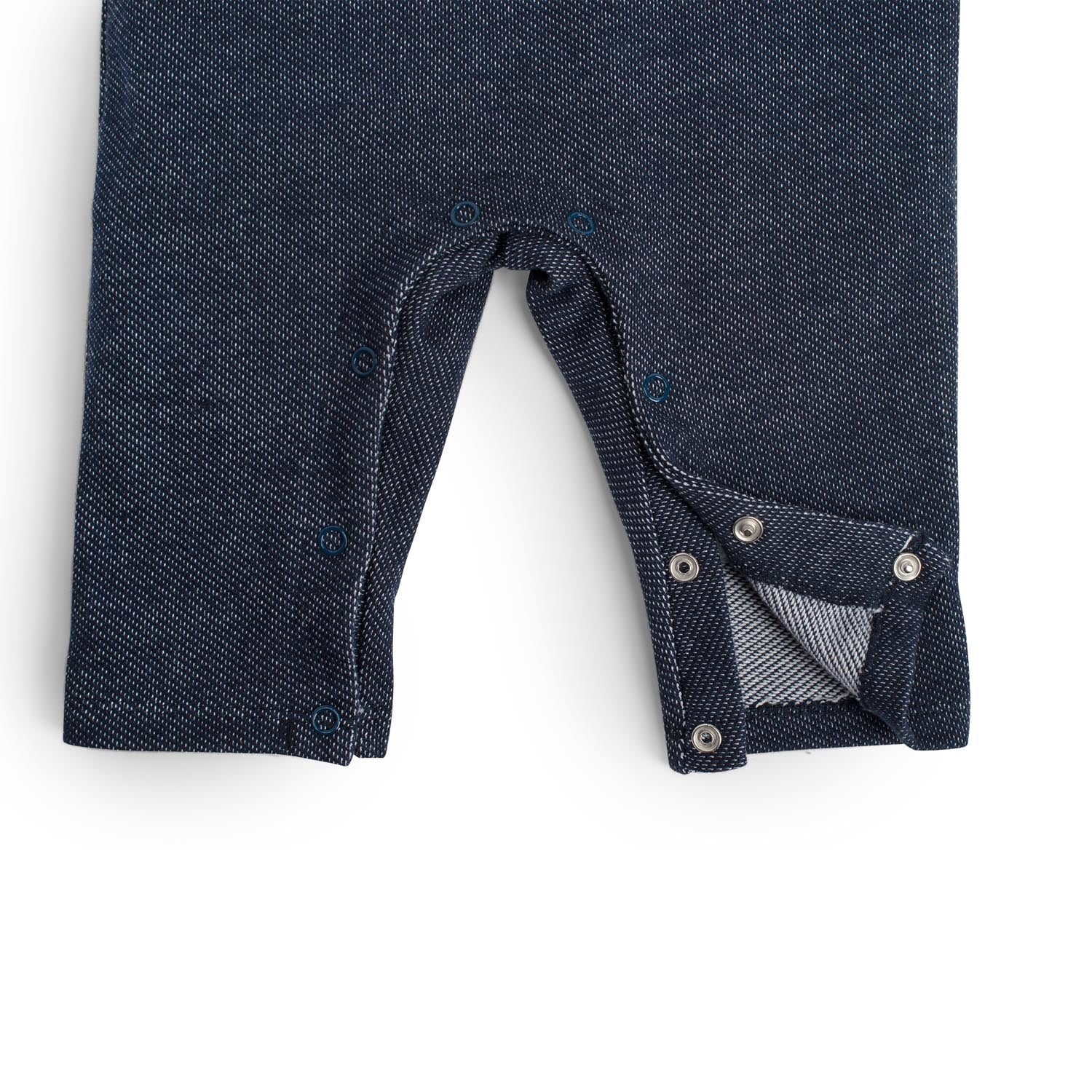 Salopette in cotone effetto denim, Kalin