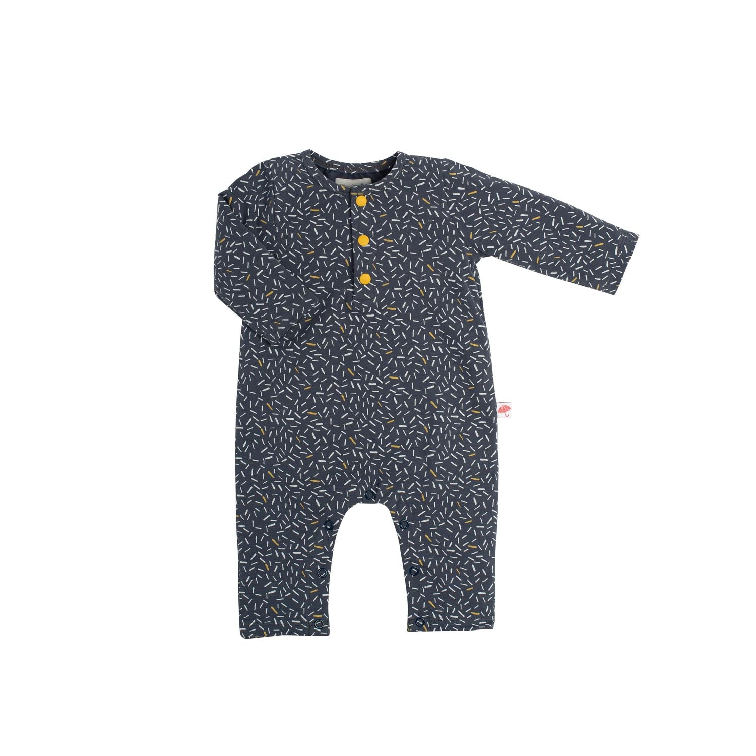Tutina intera in caldo cotone blu scuro, Kalypso