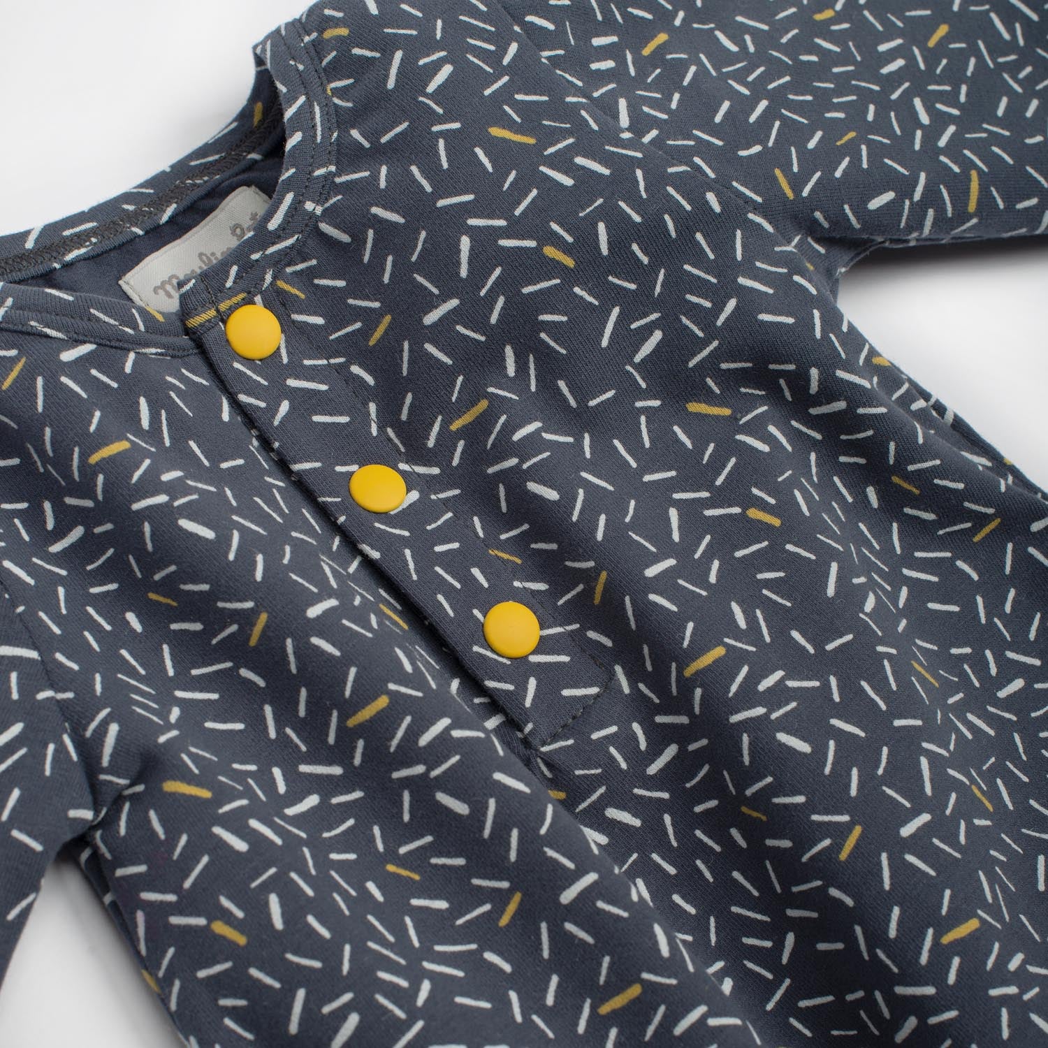 Warm dark blue cotton onesie, Kalypso