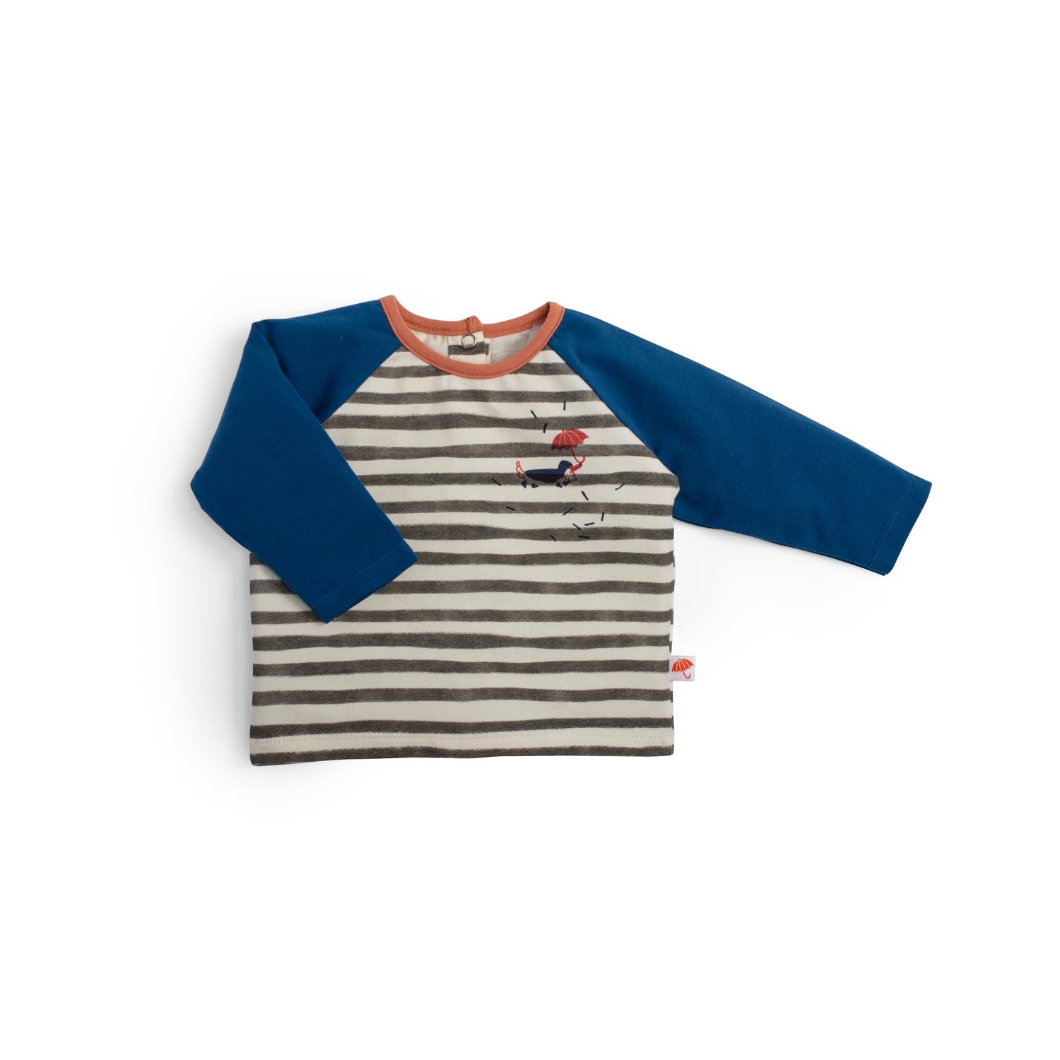 Long-sleeved T-shirt in warm cotton, Karma