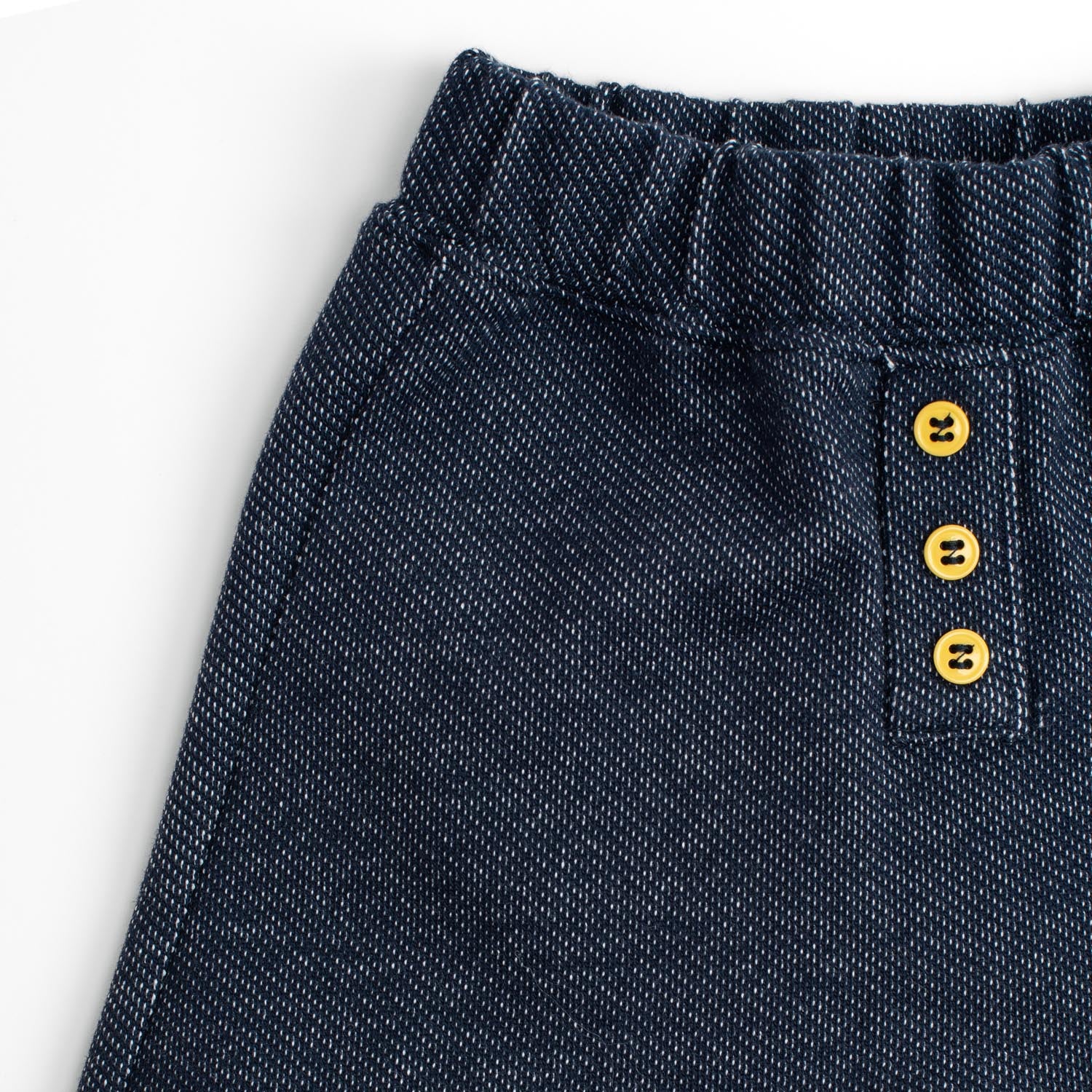 Denim effect cotton trousers, Kassio