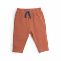Pants in warm brick cotton, Kentin