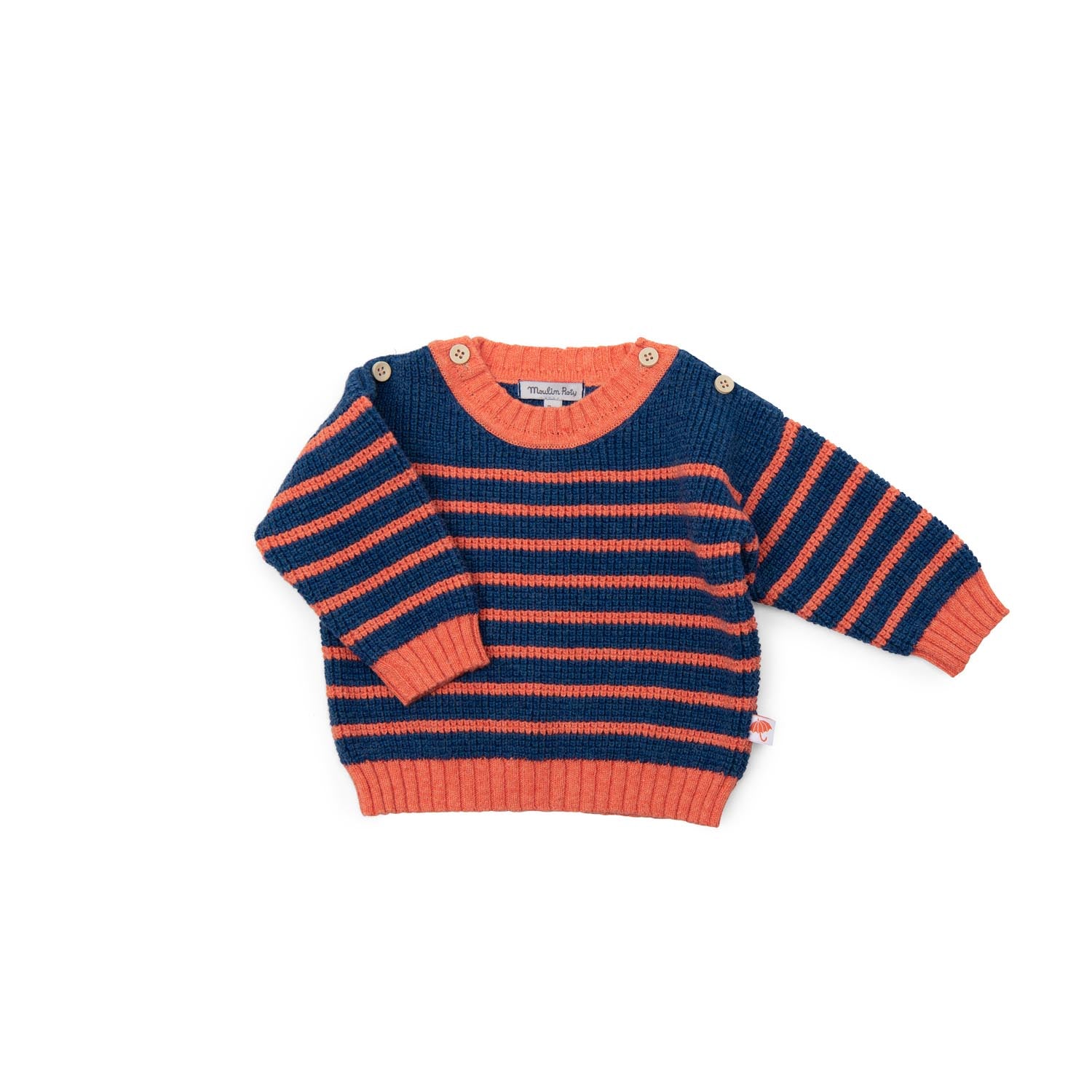Two-tone striped sweater, Kenzo