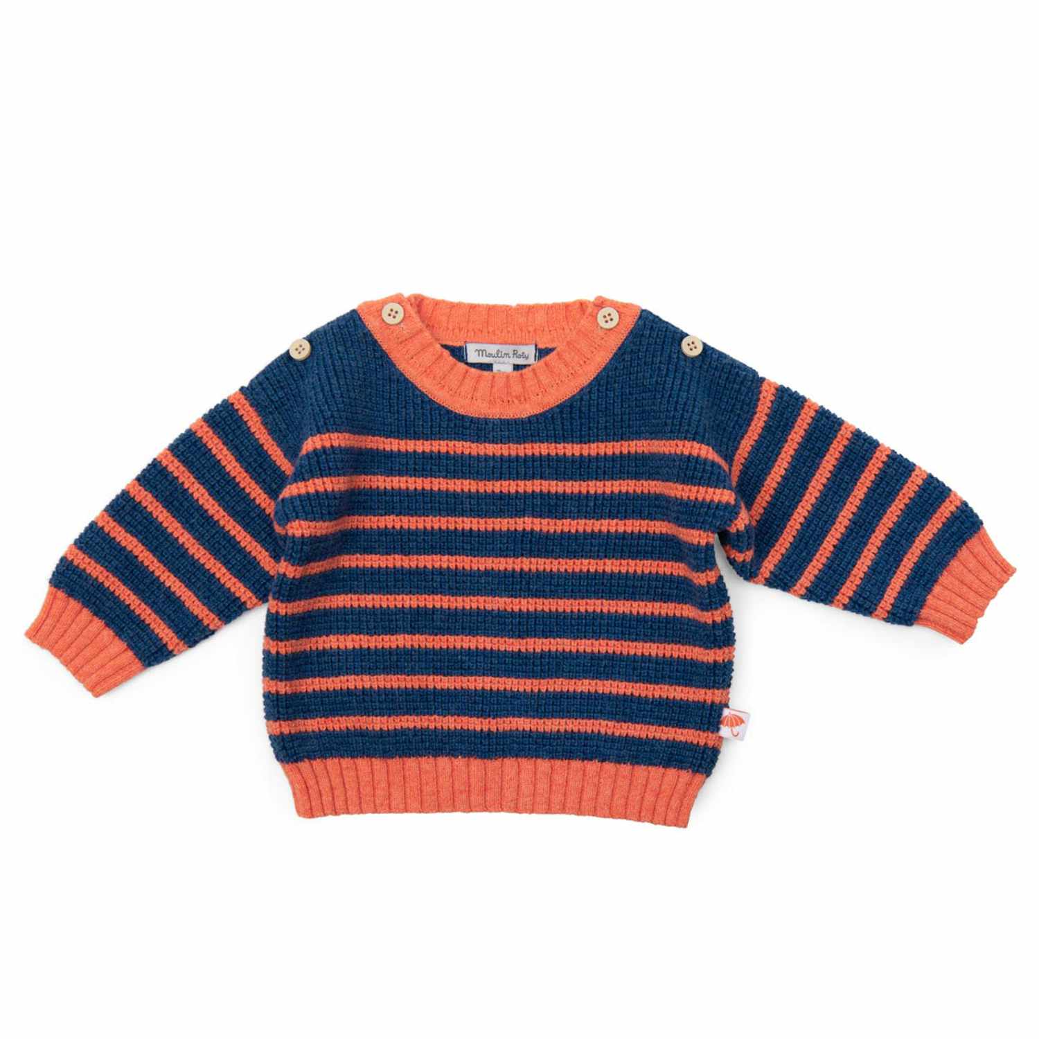 Two-tone striped sweater, Kenzo