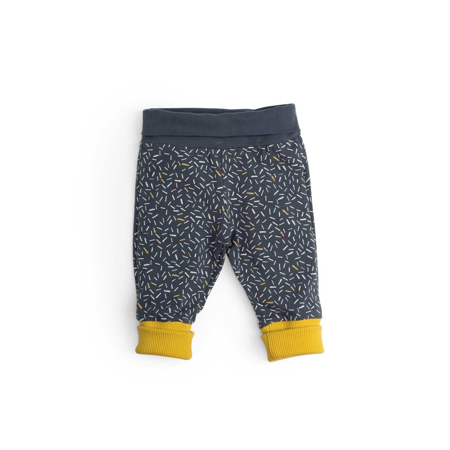 Evolutionary trousers in warm blue cotton, Kolin