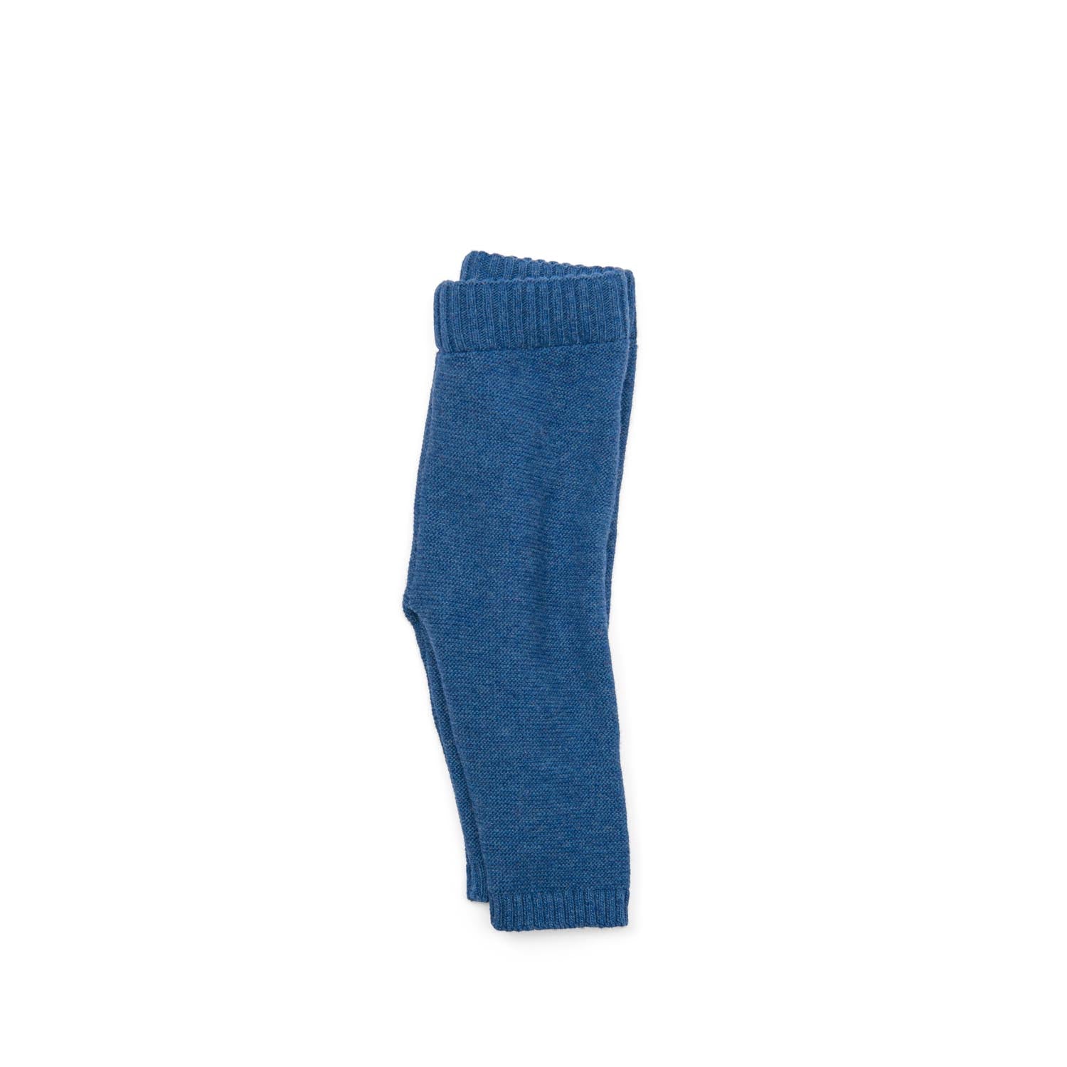 Midnight Blue Knit Leggings, Kyan