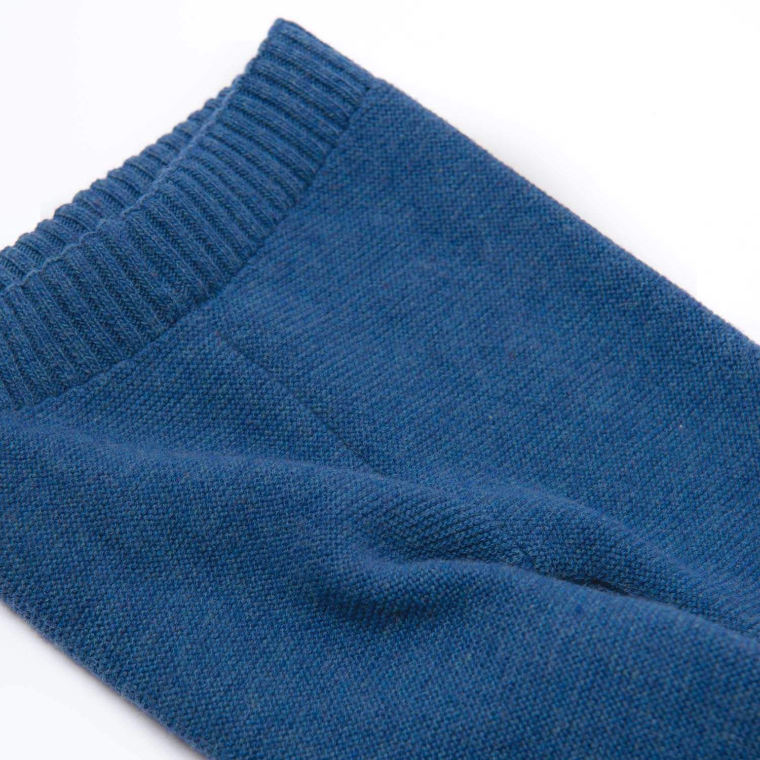 Midnight Blue Knit Leggings, Kyan