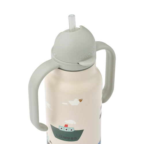 Stainless steel thermal bottle with handles 250ml, Boats