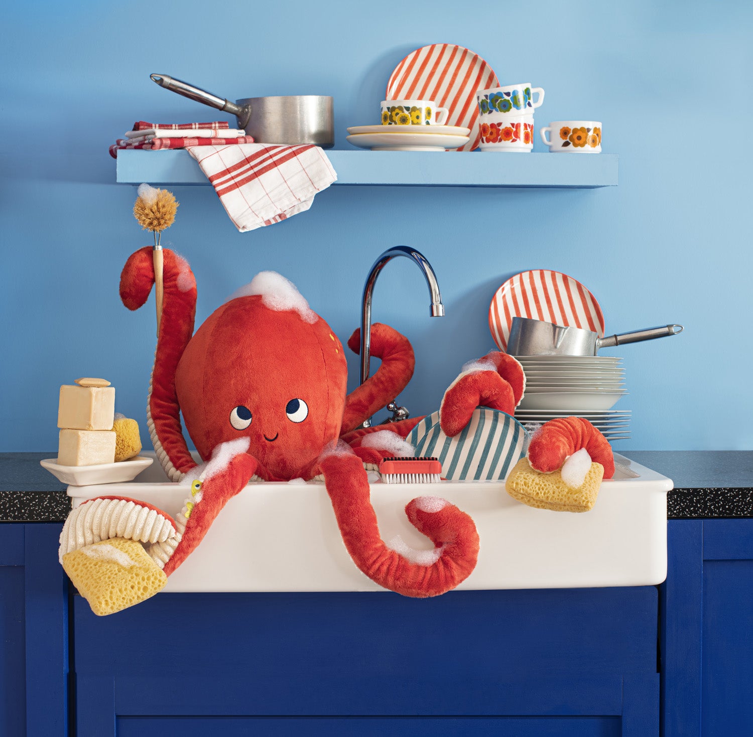 Paulie giant octopus plush toy 
