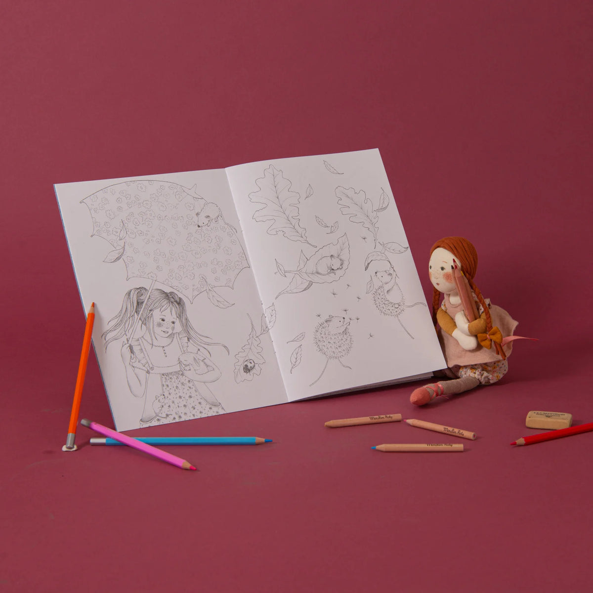 Quaderno da colorare, Les Rosalies