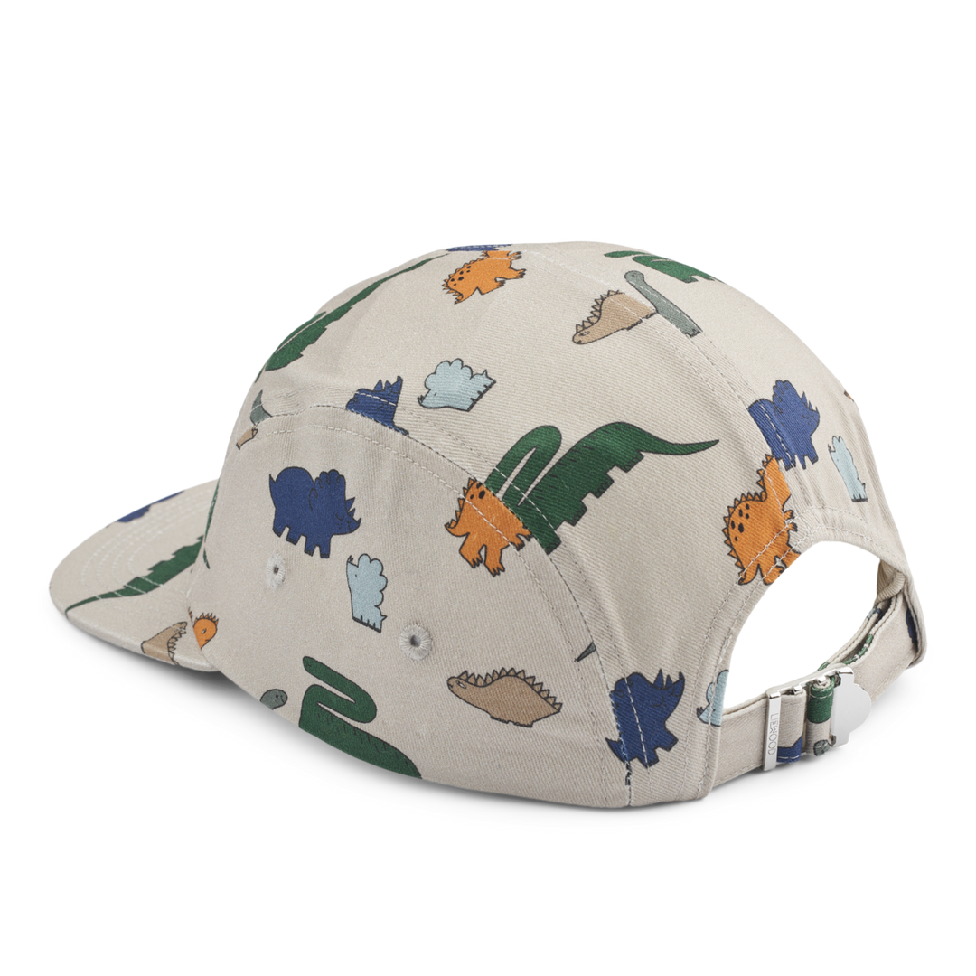 Cappello con visiera in cotone bio, Dinosauri | Liewood