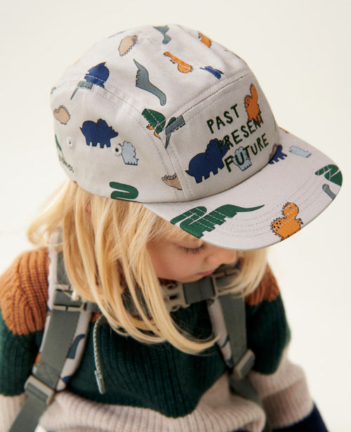 Organic Cotton Visor Hat, Dinosaurs