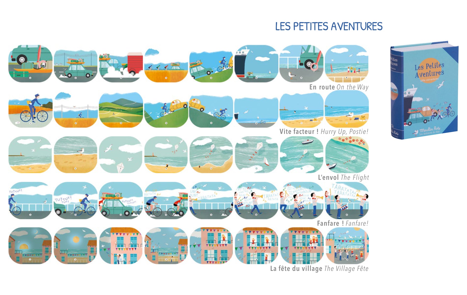 Coffret lampe projecteur d'histoires, Petites Aventures