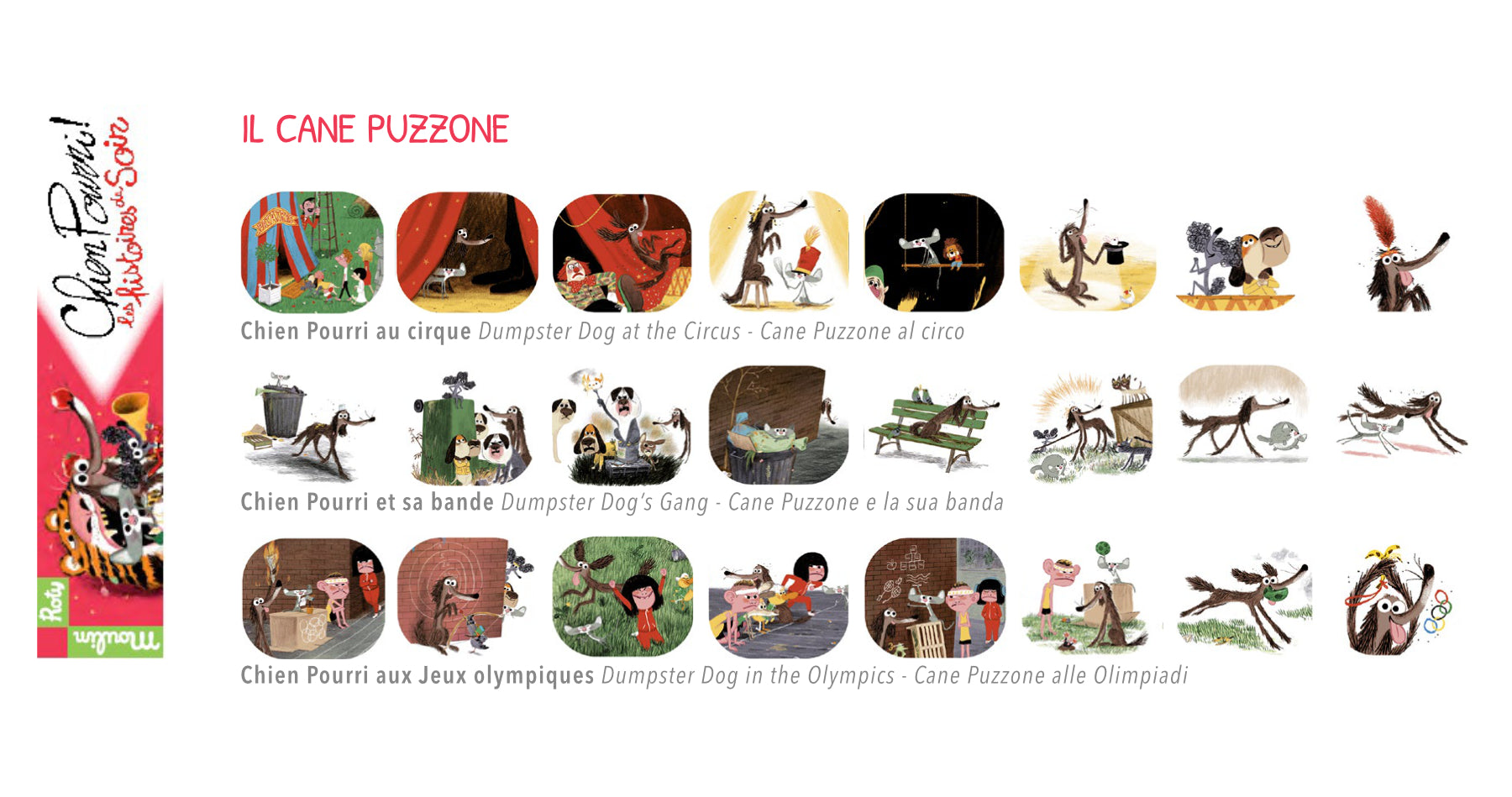 Lampada proietta storie della buonanotte, Cane Puzzone
