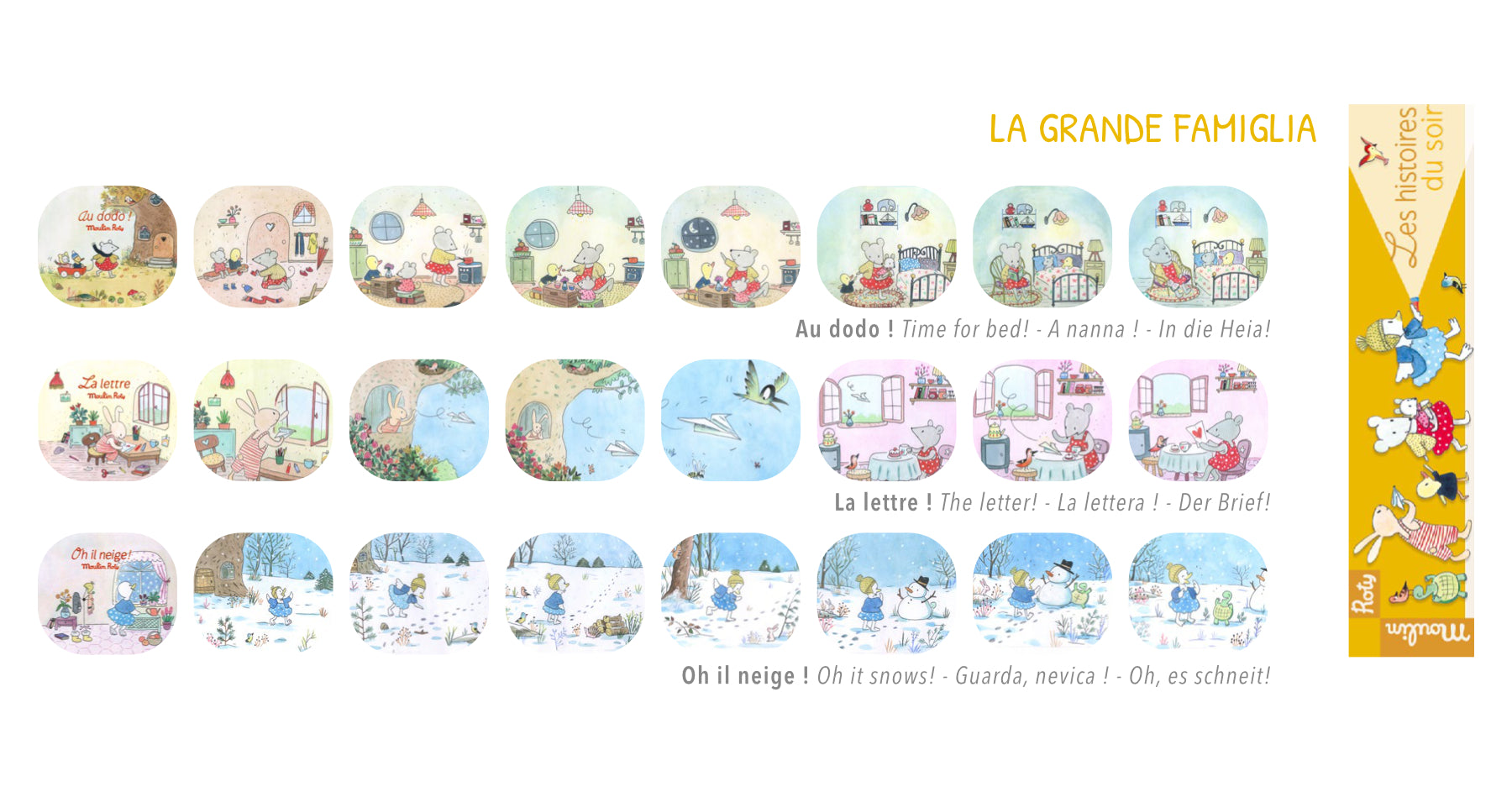 Lampada proietta storie della buonanotte, La grande famiglia