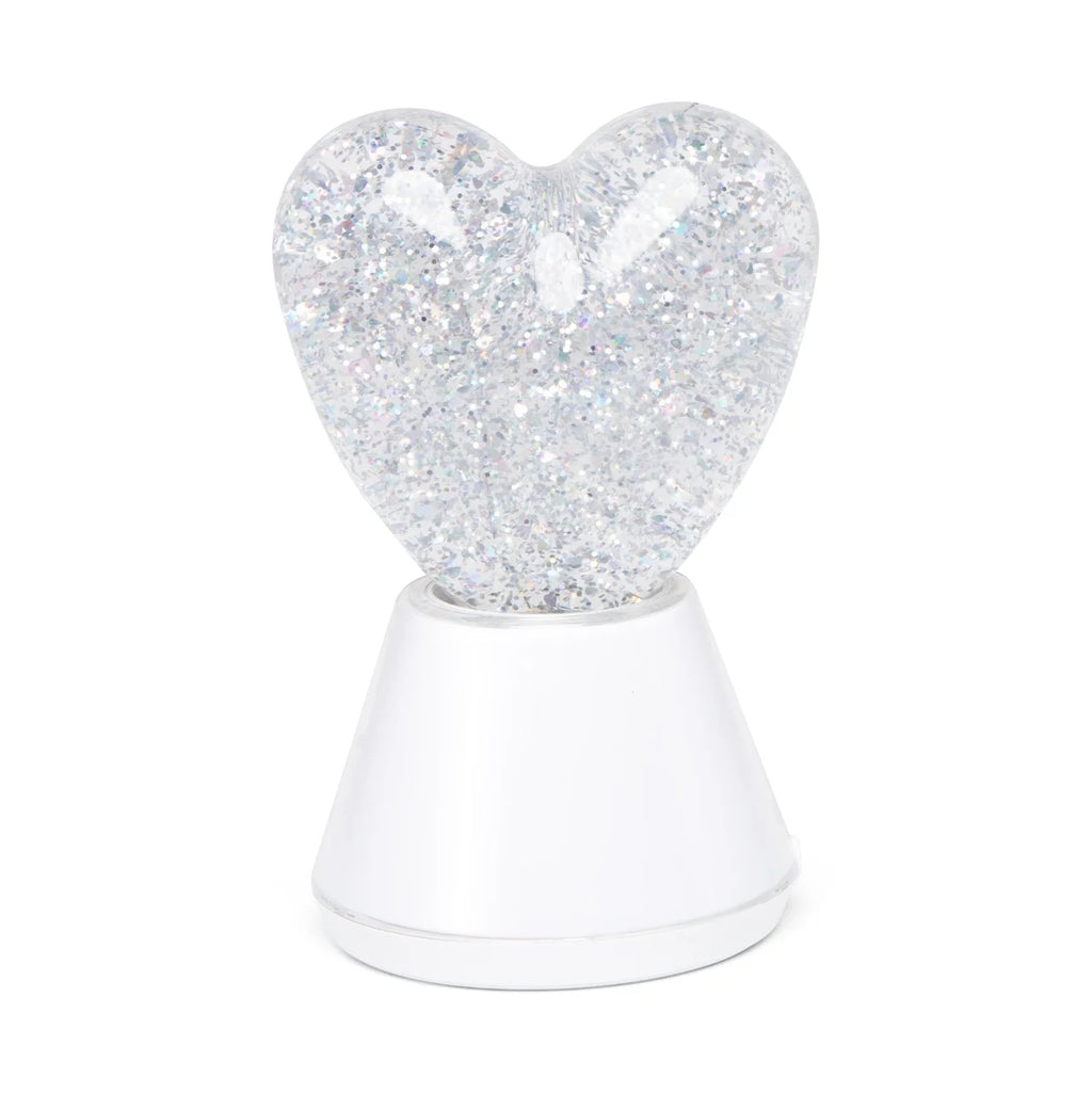 Magic lamp with glitter, Heart