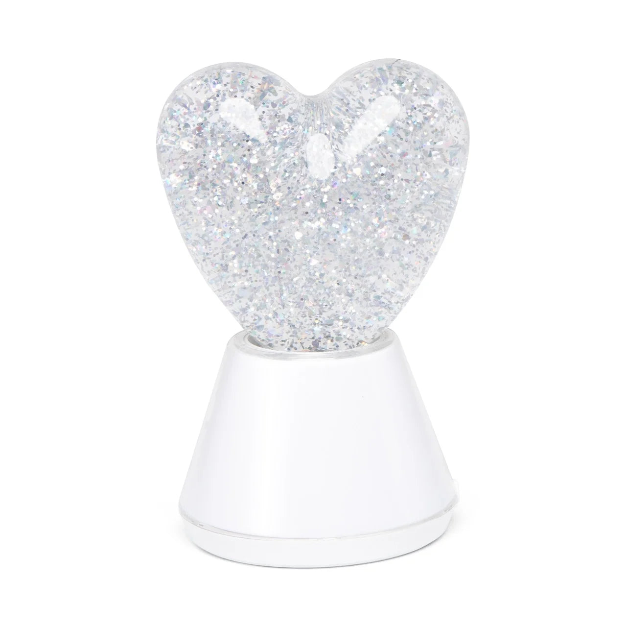 Magic lamp with glitter, Heart