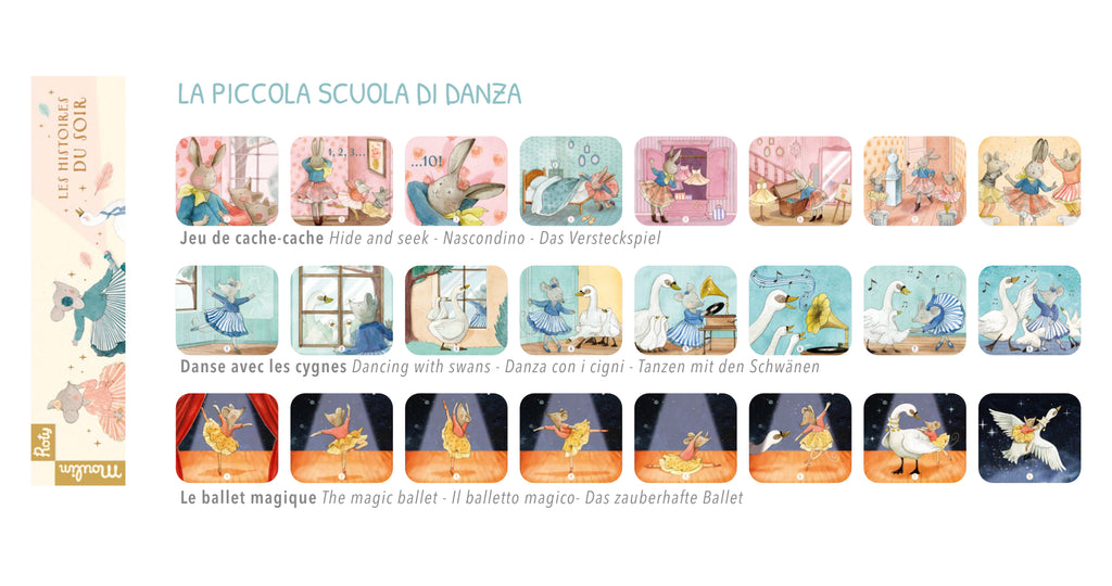 Lampada proietta storie della buonanotte, La piccola scuola di danza