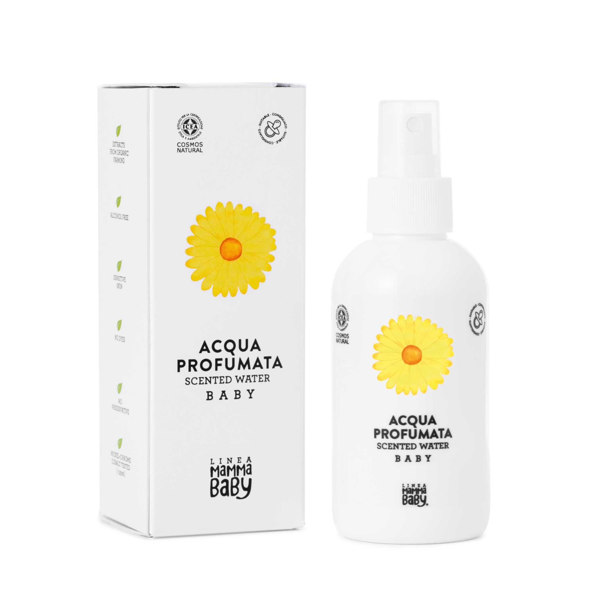 Acqua profumata rinfrescante baby, Calendula