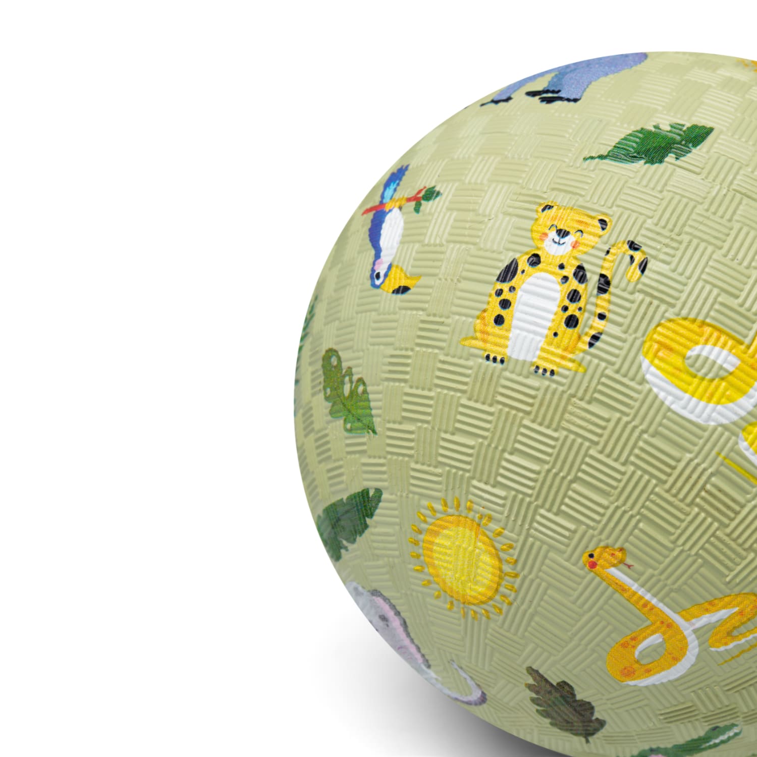 Small Rubber Ball ⌀13cm, Jungle