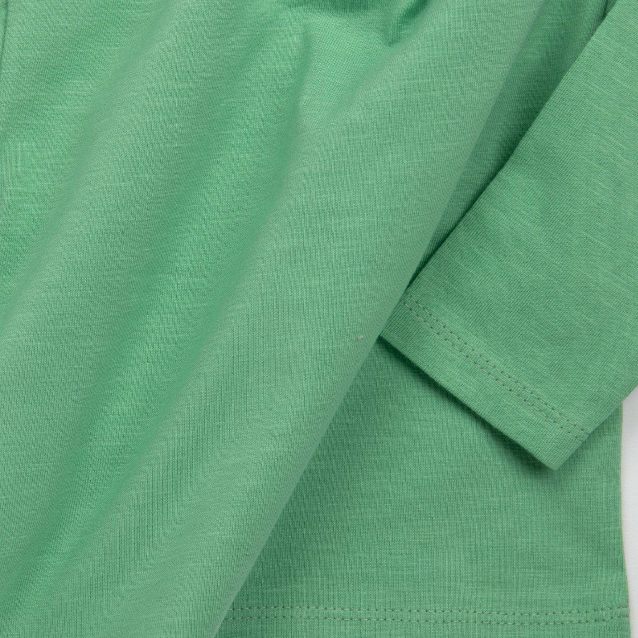 Green T-shirt with crocodile print, Mathis
