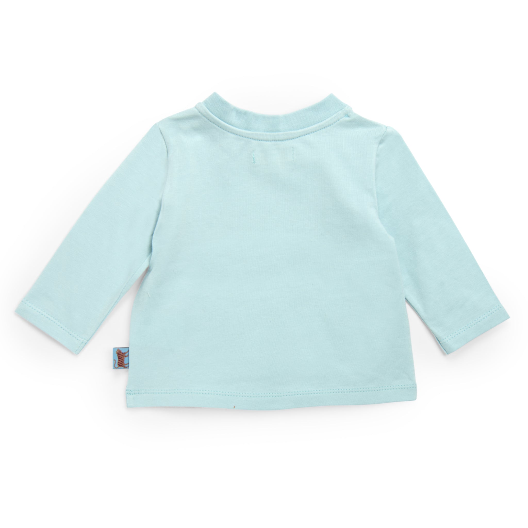 Blue T-shirt with tigers print, Malo