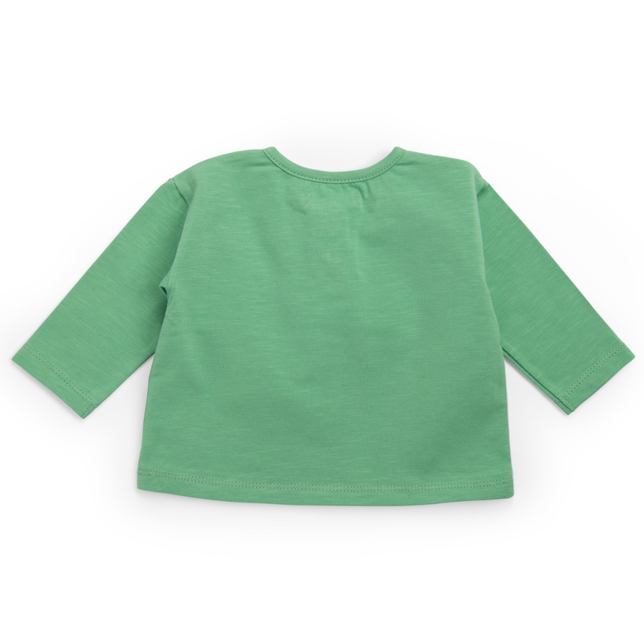 Green T-shirt with crocodile print, Mathis