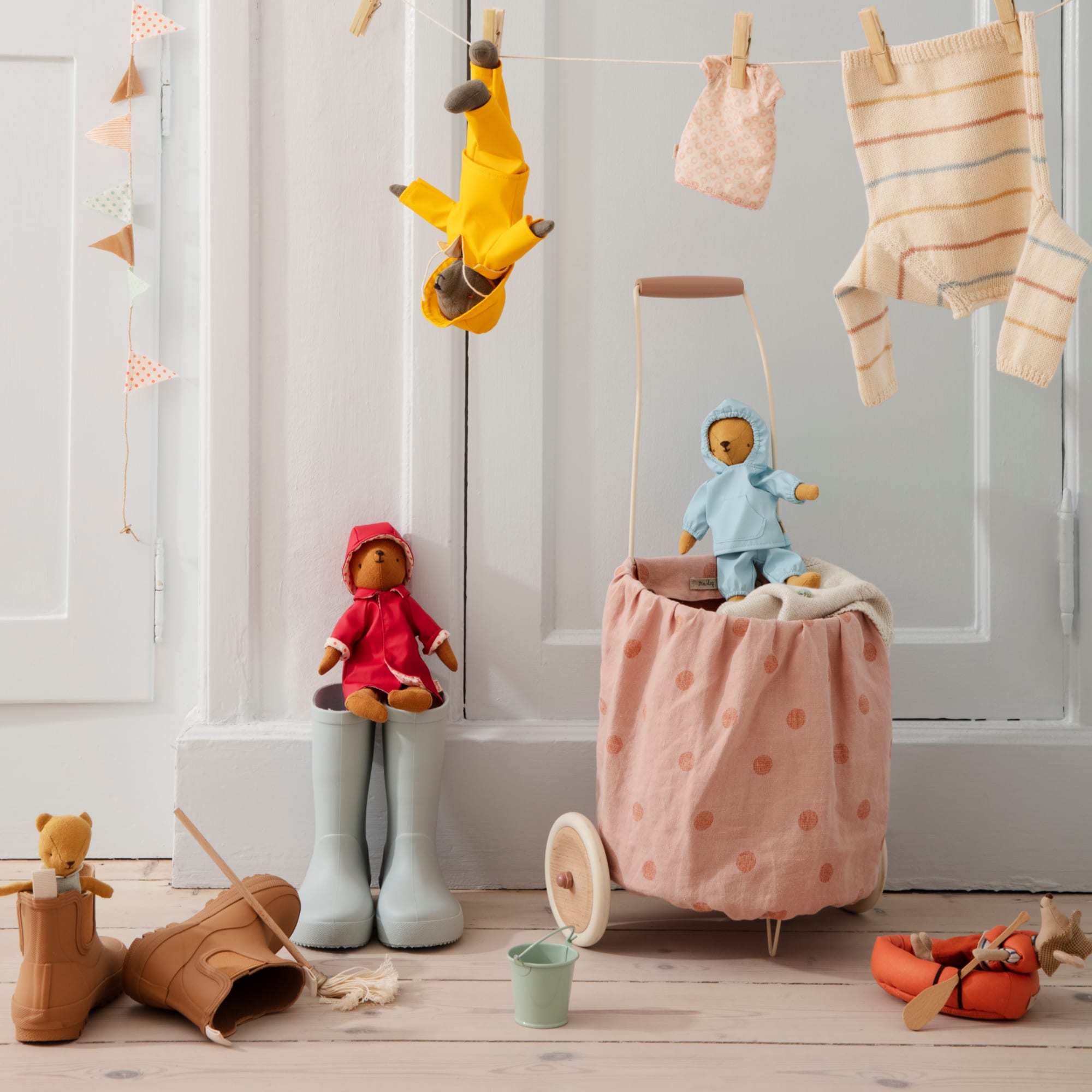 Vestiti per orsacchiotto Mamma Teddy, Cappotto da pioggia | Maileg