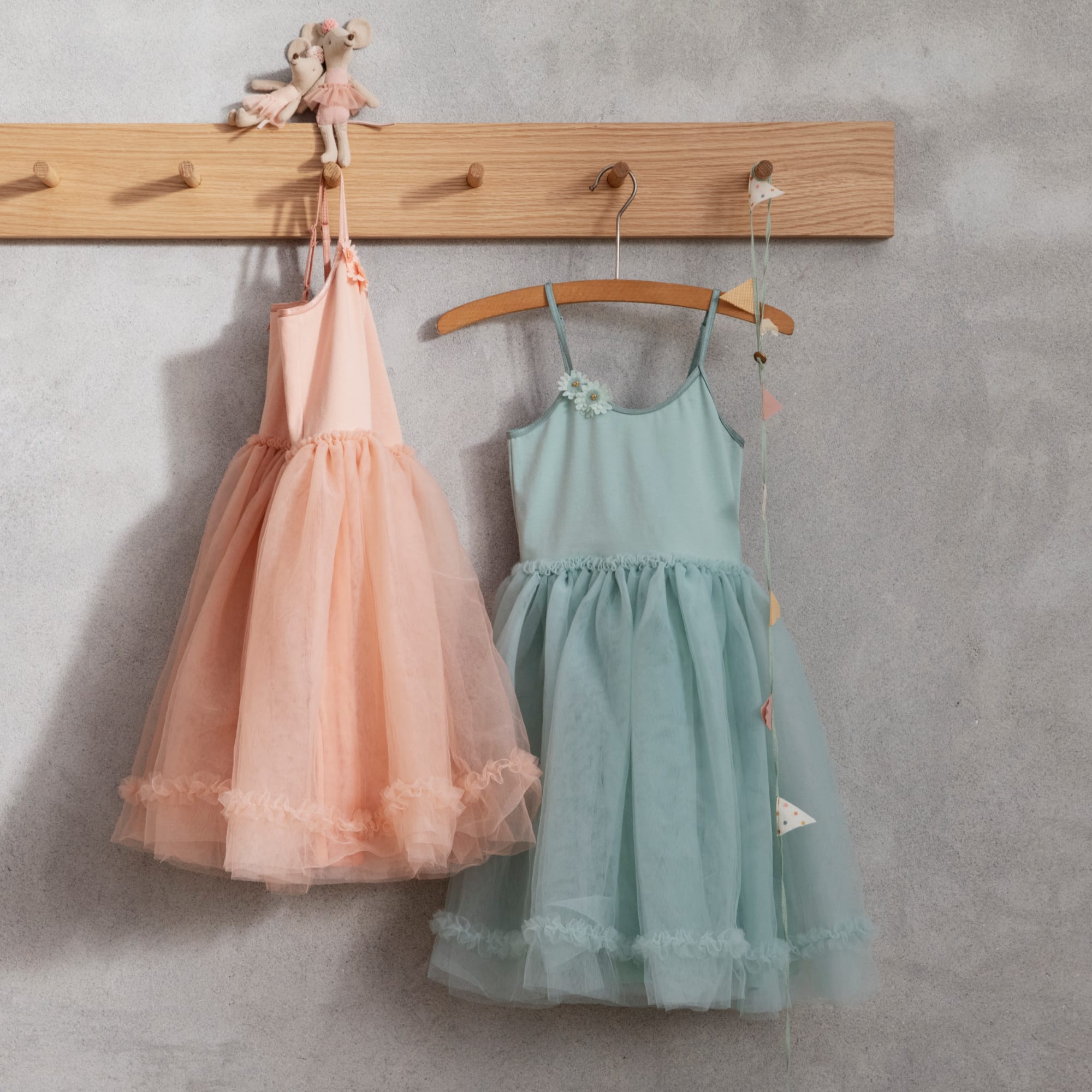 Maileg | Abito principessa in tulle, 2-3 anni Menta, Princess dress