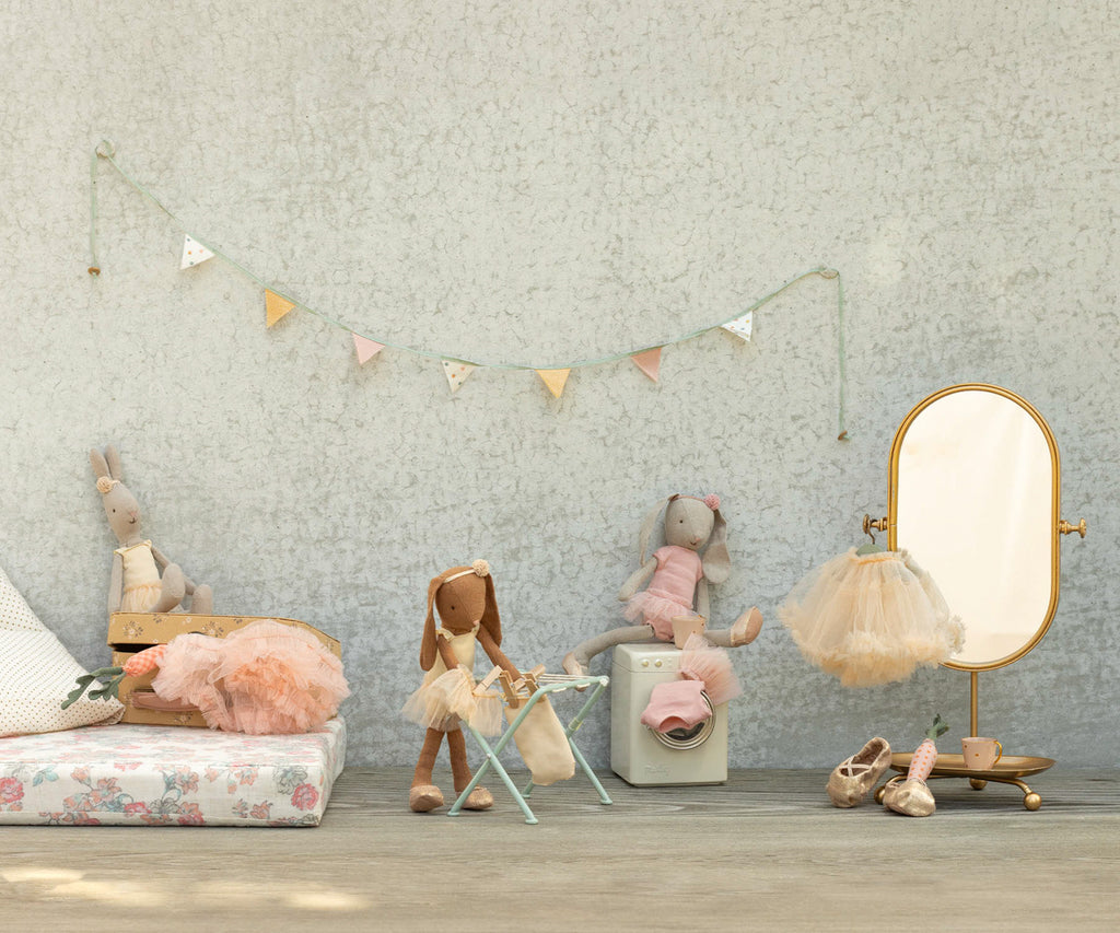 Coniglio Rabbit, Taglia 1 - Tuta e gonna da ballerina panna
