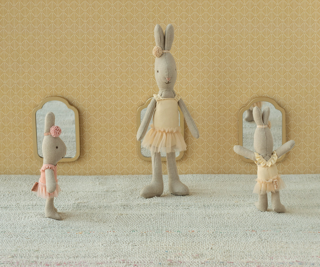 Coniglio Rabbit, Taglia 1 - Tuta e gonna da ballerina panna
