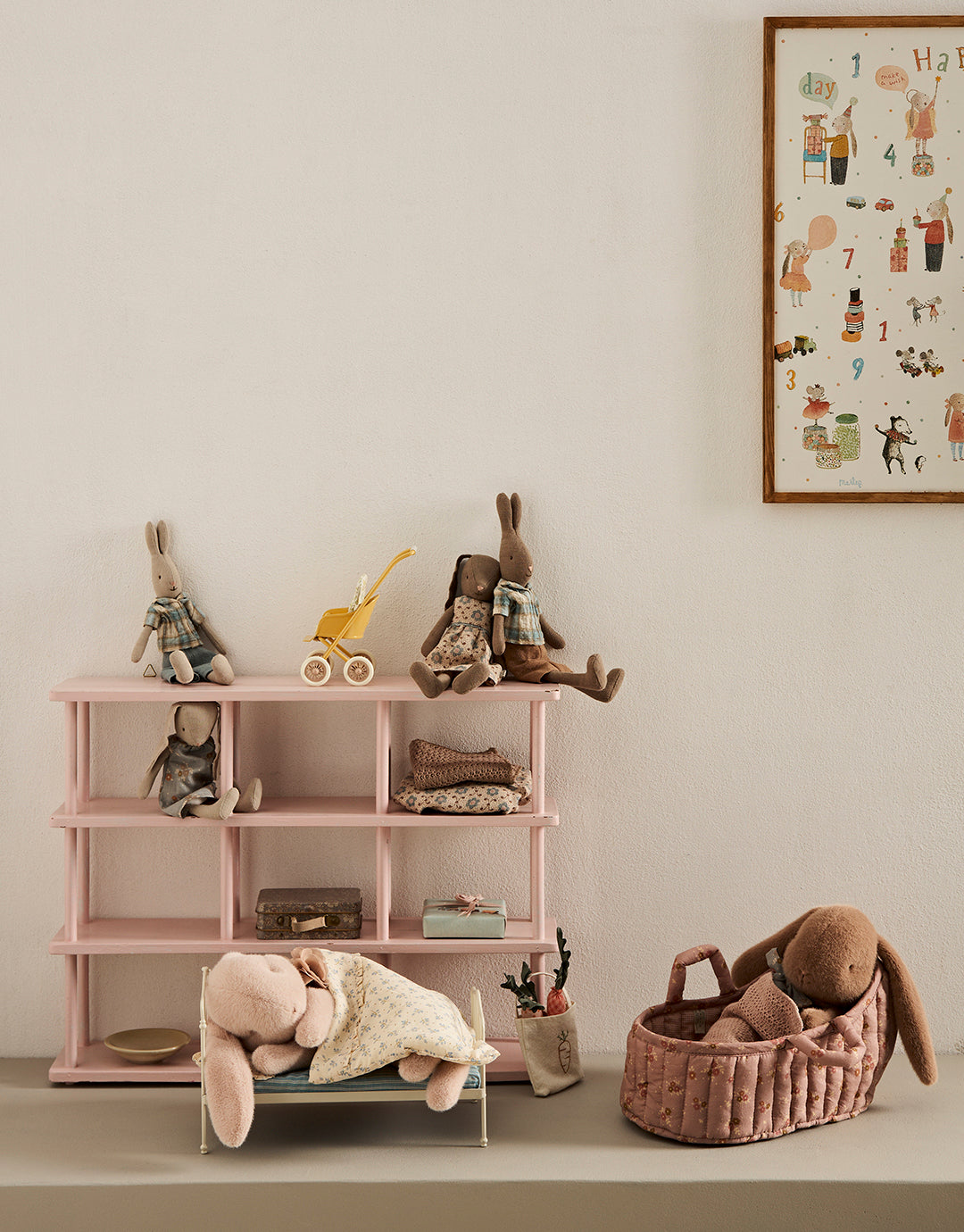 Coniglio Rabbit marrone, Taglia 2 - Camicia e pantaloncini