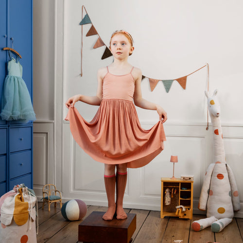Ballerina dress, Melon