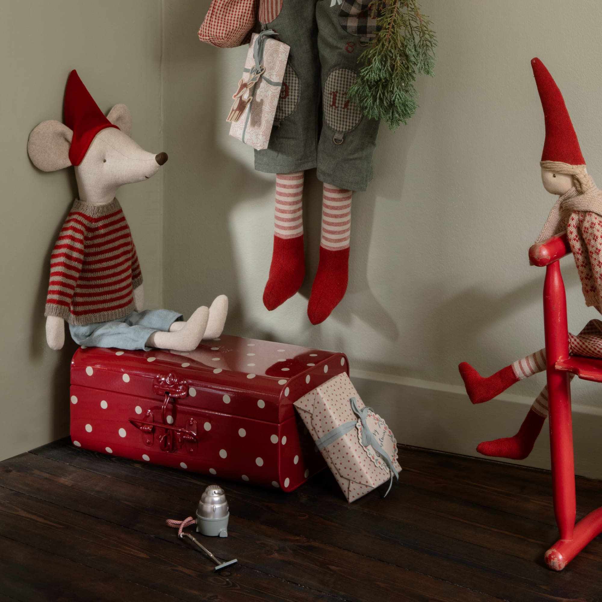 Christmas Mouse, Maxi (60cm)