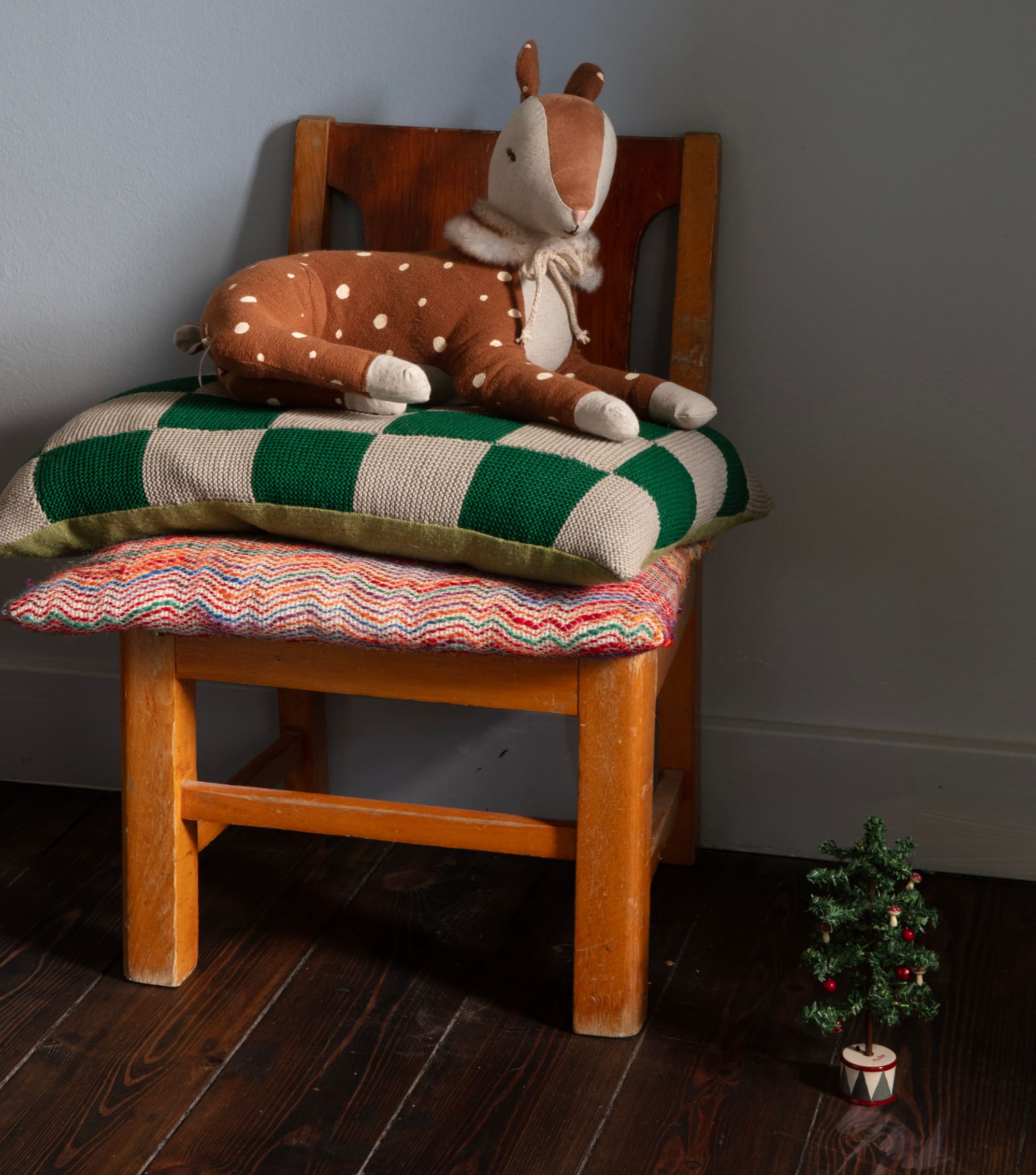 Cosy Bambi in linen and cotton, Mint
