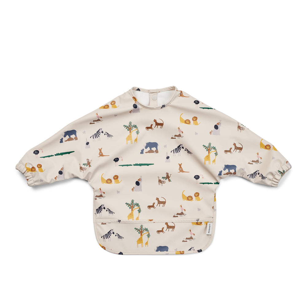 Bavaglino con maniche, Animali | Liewood