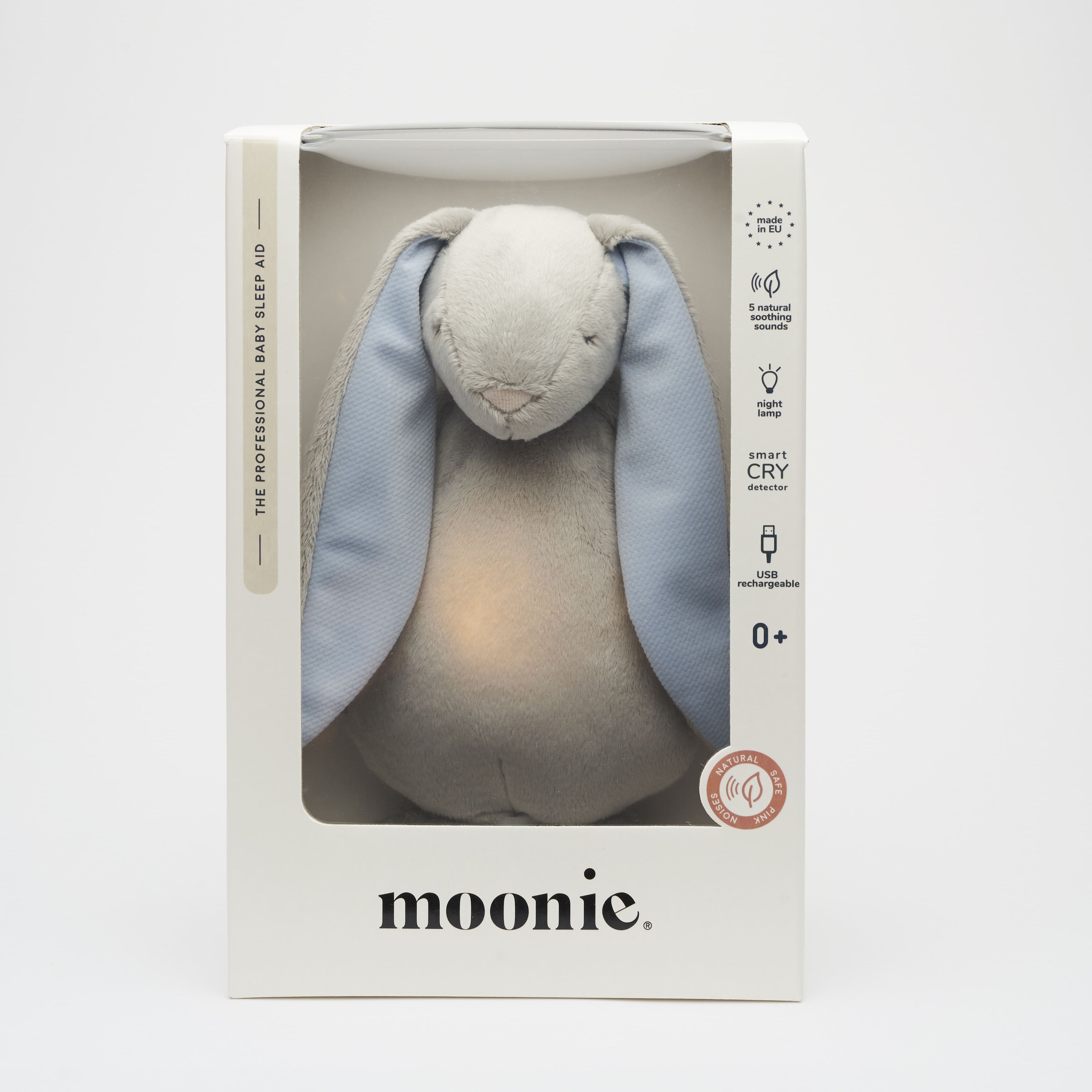 Moonie Humming bunny with nightlight, Sky