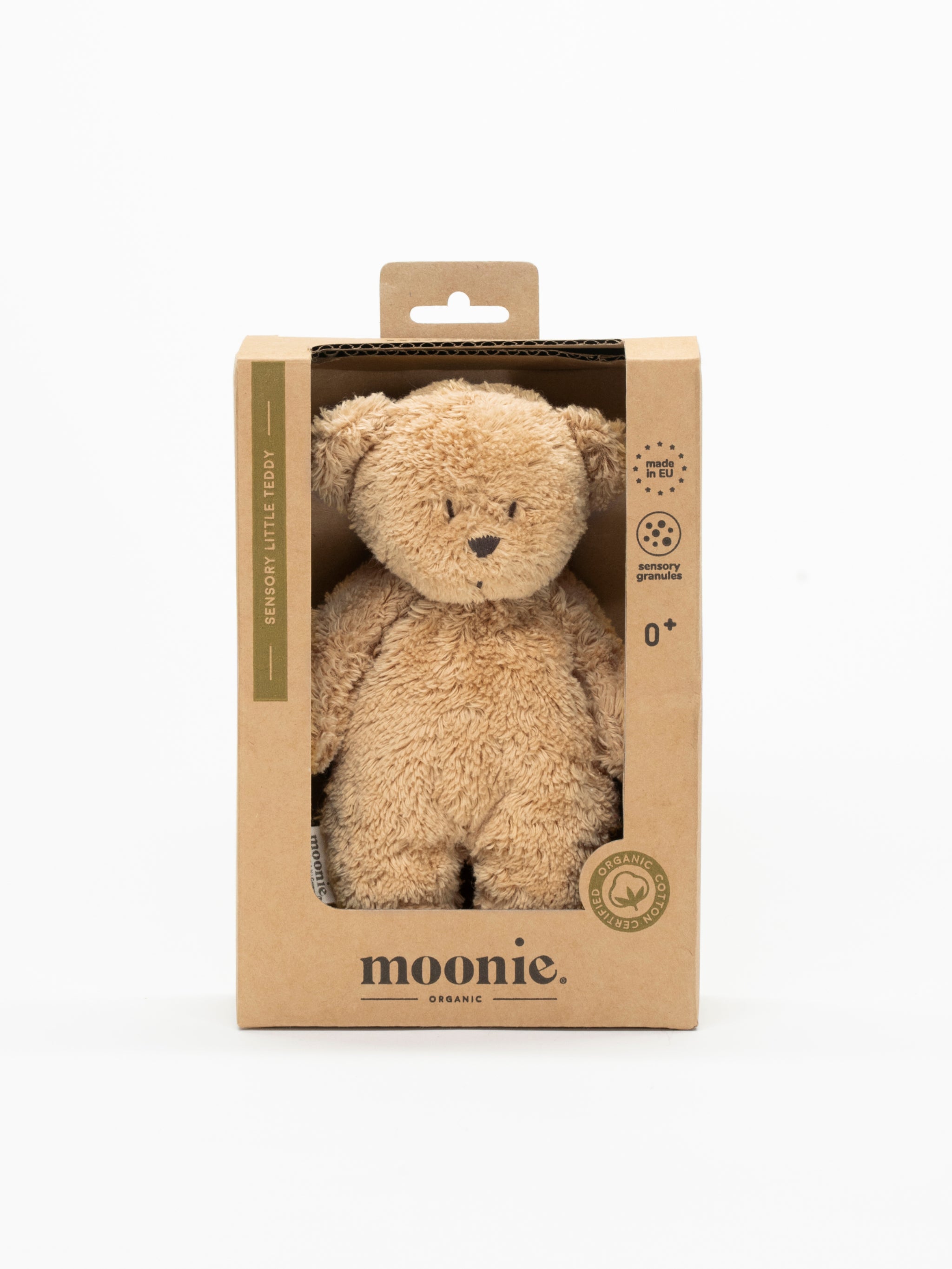 Doudou sensoriale orsacchiotto - Moonie Cappuccino